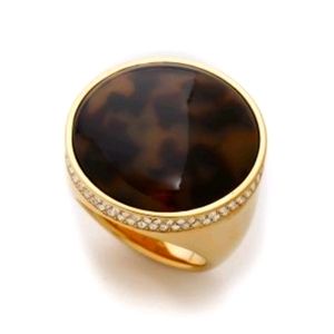 Michael Kors Tortoise Ring Size 7